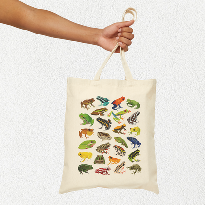 Frog Canvas Tote Bag
