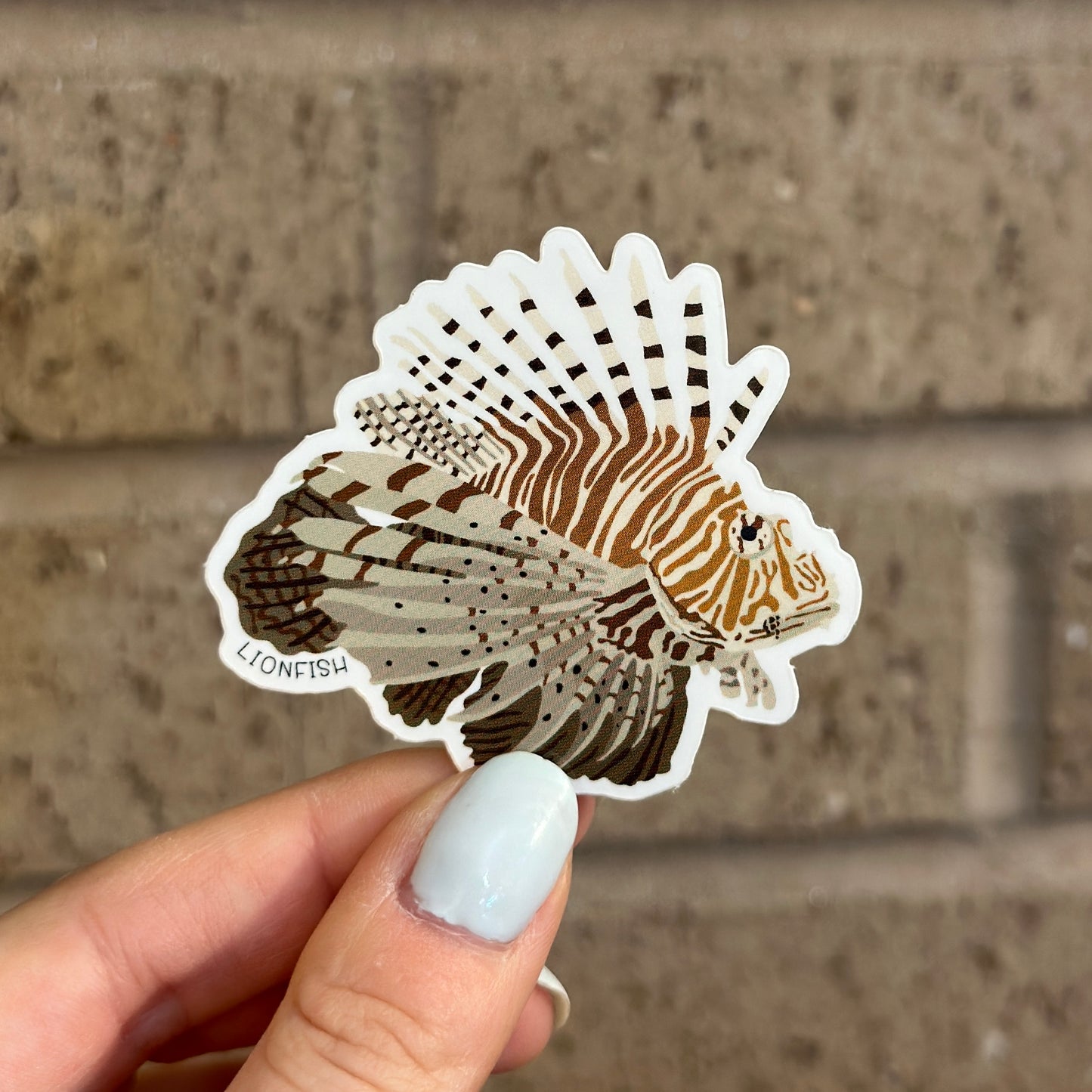 Lionfish Vinyl Sticker