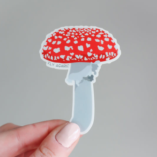 Fly Agaric Mushroom Vinyl Sticker