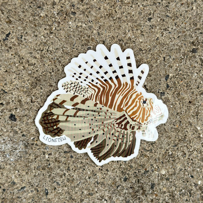 Lionfish Vinyl Sticker