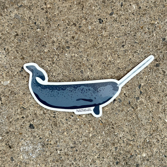 Narwhal Vinyl Sticker