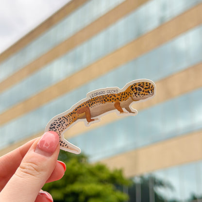 Leopard Gecko Vinyl Sticker