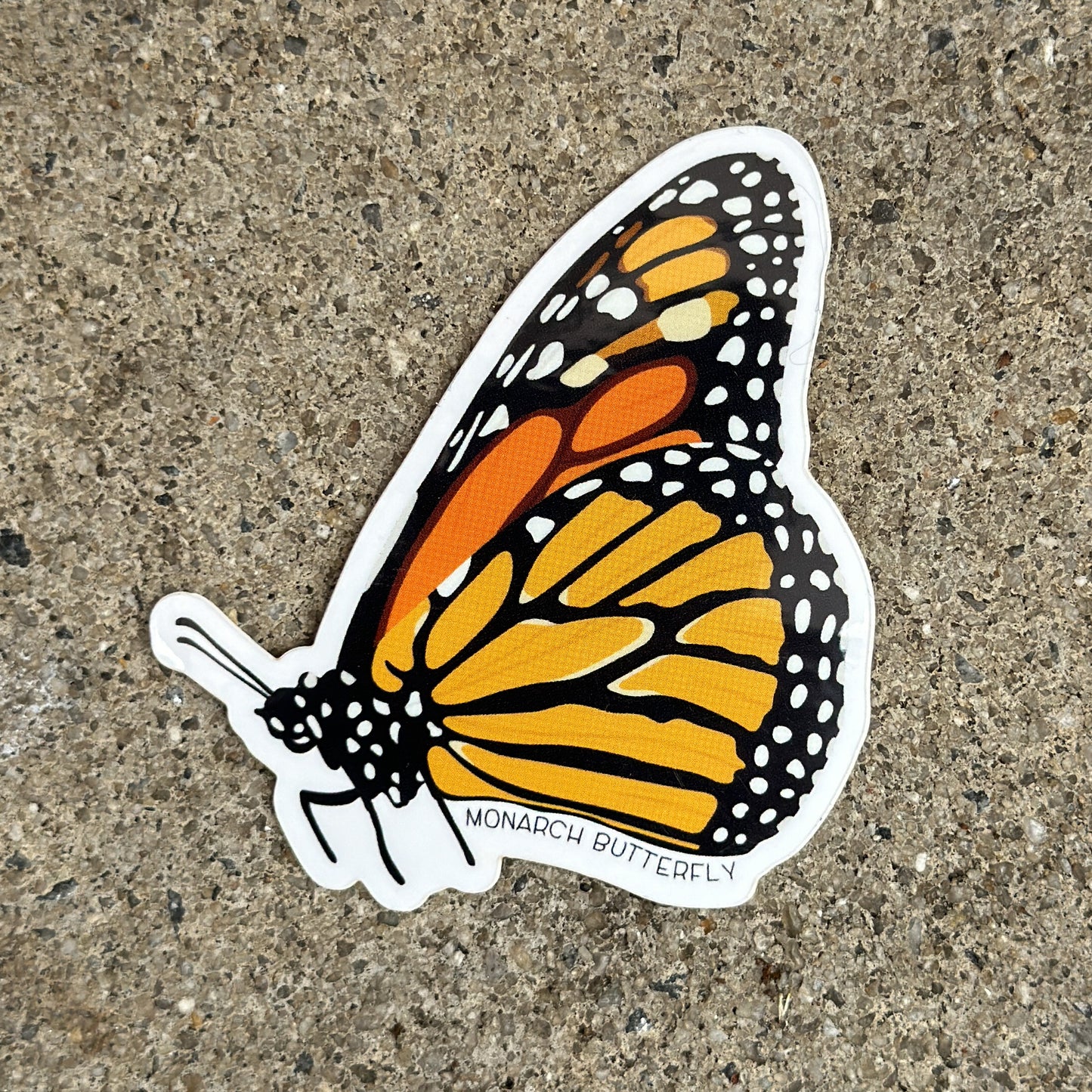 Monarch Butterfly Vinyl Sticker