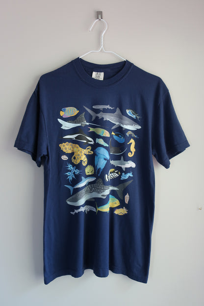 Ocean Creatures Dark T-Shirt